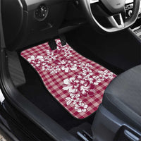 Hibiscus Pakala Royal Magenta Car Mats Tropical Floral Stylized LT01 - Polynesian Pride