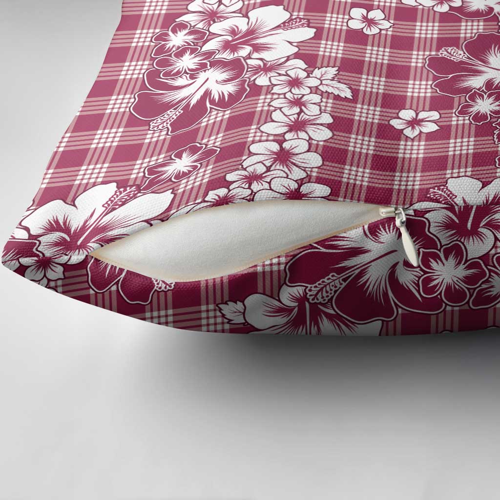 Hibiscus Pakala Royal Magenta Pillow Cover Tropical Floral Stylized LT01 - Polynesian Pride