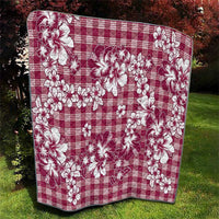 Hibiscus Pakala Royal Magenta Quilt Tropical Floral Stylized - Polynesian Pride