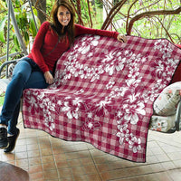 Hibiscus Pakala Royal Magenta Quilt Tropical Floral Stylized - Polynesian Pride