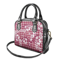 Hibiscus Pakala Royal Magenta Shoulder Handbag Tropical Floral Stylized LT01 - Polynesian Pride