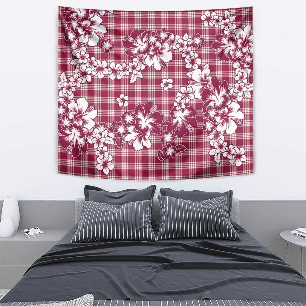 Hibiscus Pakala Royal Magenta Tapestry Tropical Floral Stylized LT01 - Polynesian Pride