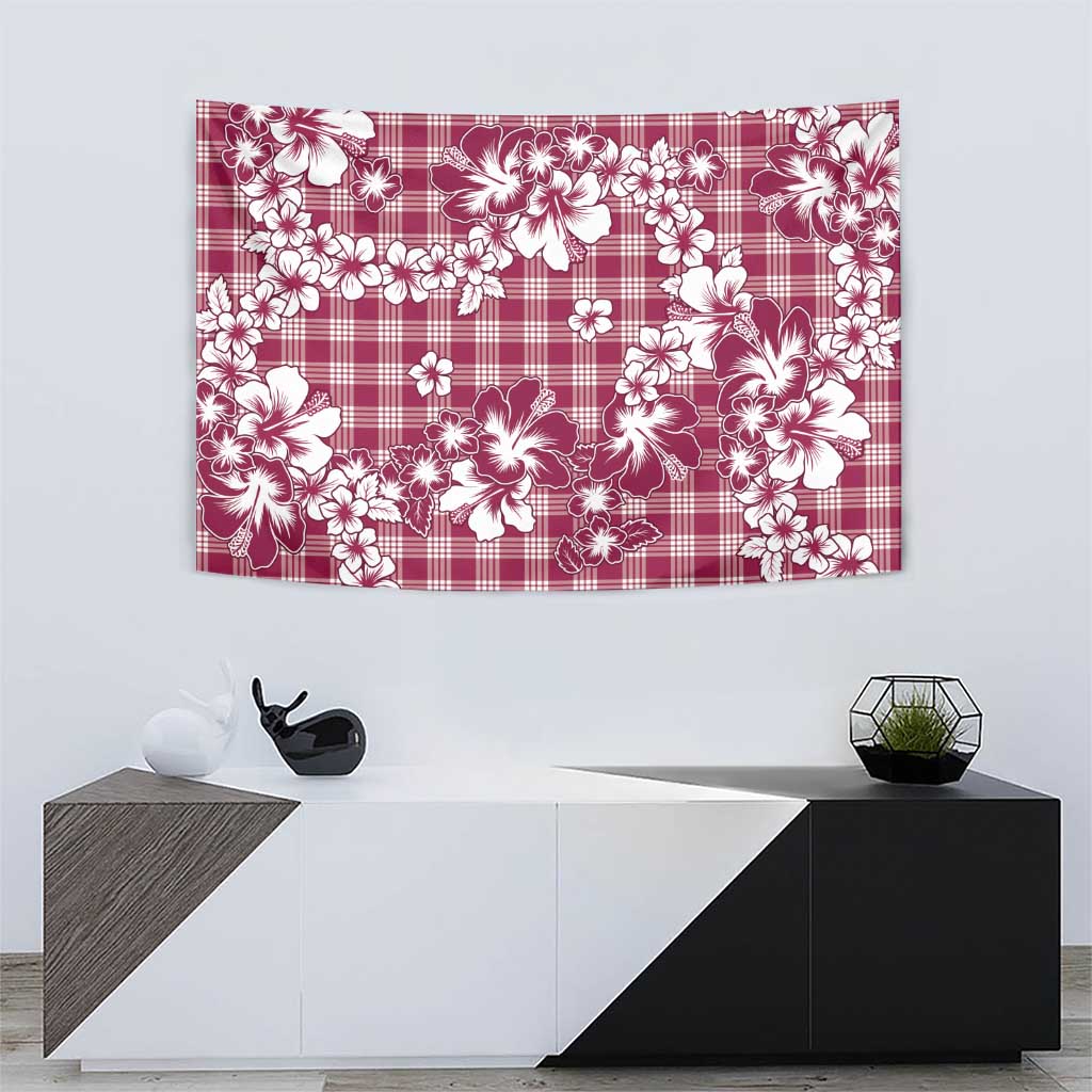 Hibiscus Pakala Royal Magenta Tapestry Tropical Floral Stylized LT01 - Polynesian Pride