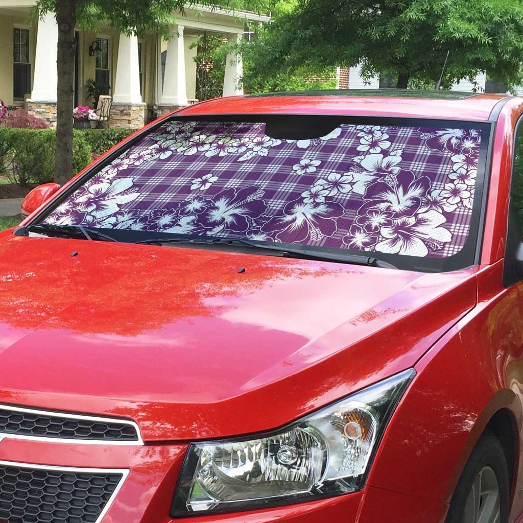 Hibiscus Pakala Sweetie Purple Auto Sun Shade Tropical Floral Stylized - Polynesian Pride