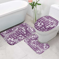 Hibiscus Pakala Sweetie Purple Bathroom Set Tropical Floral Stylized - Polynesian Pride
