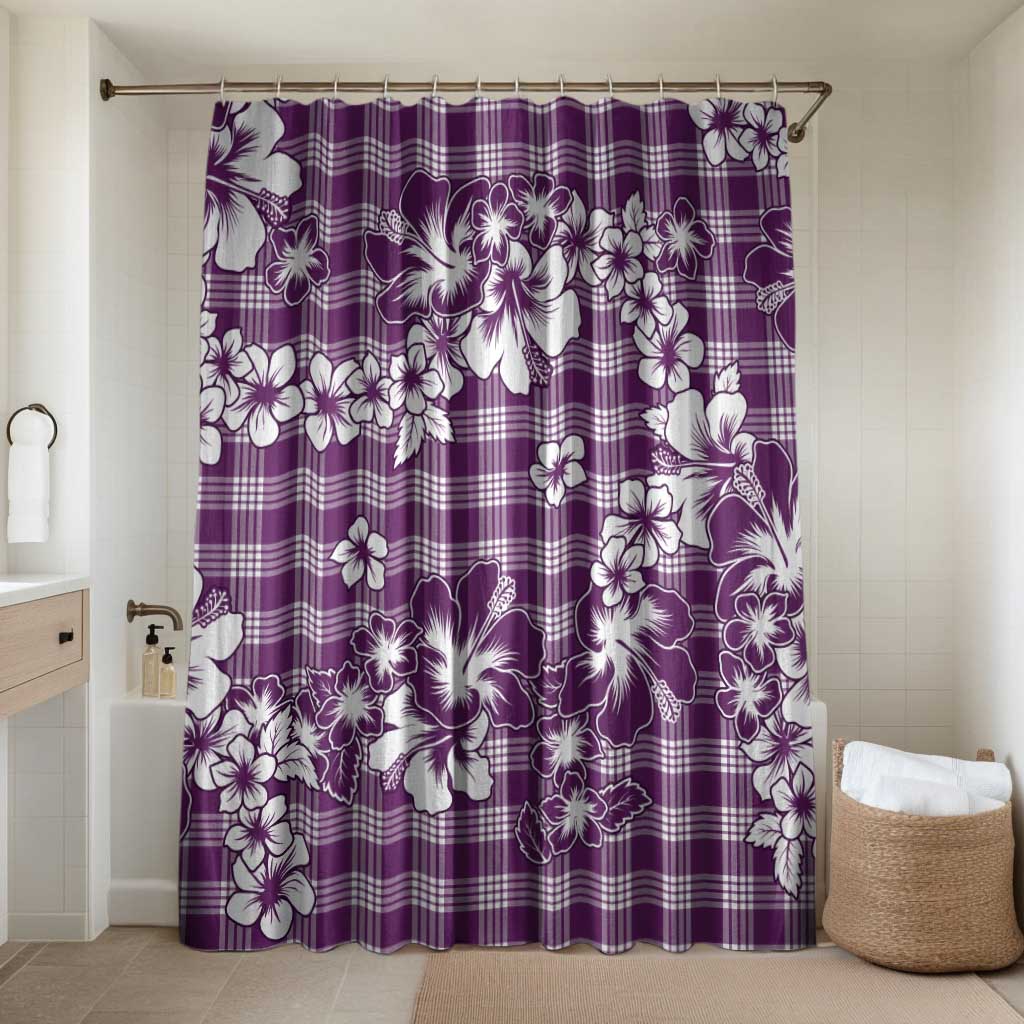 Hibiscus Pakala Sweetie Purple Bathroom Set Tropical Floral Stylized - Polynesian Pride