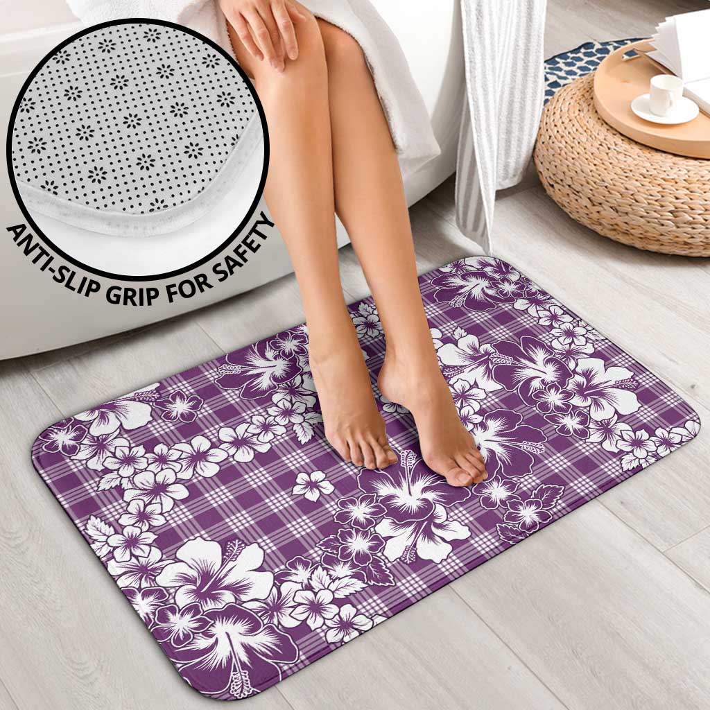 Hibiscus Pakala Sweetie Purple Bathroom Set Tropical Floral Stylized - Polynesian Pride