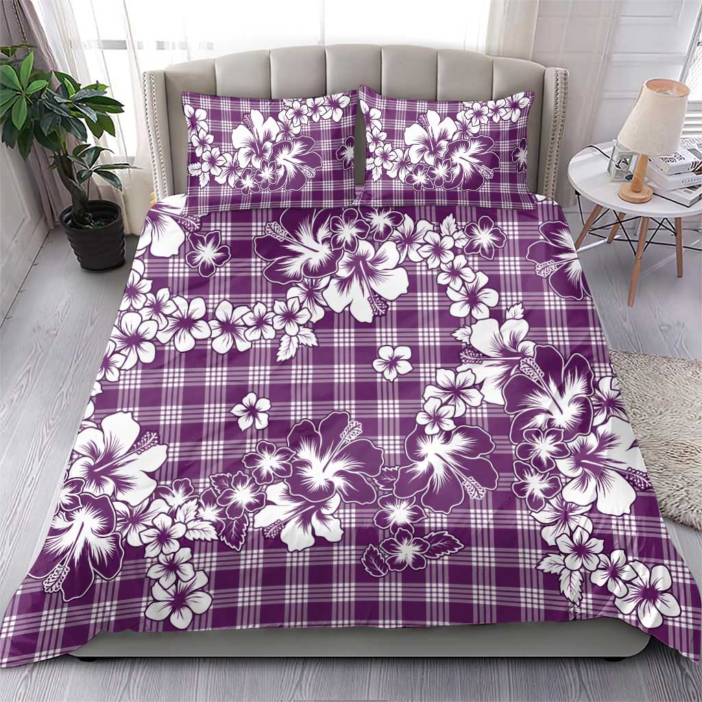 Hibiscus Pakala Sweetie Purple Bedding Set Tropical Floral Stylized LT01 - Polynesian Pride
