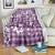 Hibiscus Pakala Sweetie Purple Blanket Tropical Floral Stylized - Polynesian Pride