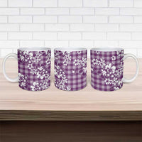 Hibiscus Pakala Sweetie Purple Ceramic Mug Tropical Floral Stylized - Polynesian Pride