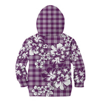 Hibiscus Pakala Sweetie Purple Kid Hoodie Tropical Floral Stylized - Polynesian Pride