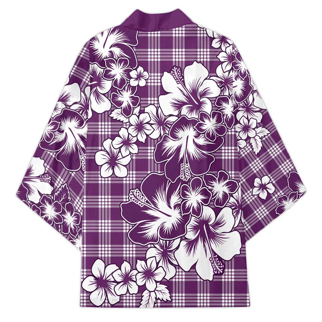 Hibiscus Pakala Sweetie Purple Kimono Tropical Floral Stylized LT01 - Polynesian Pride