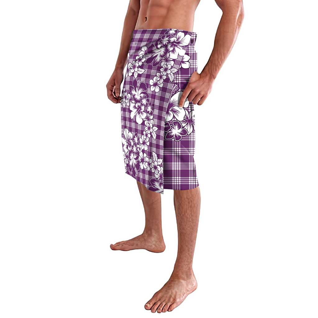 Hibiscus Pakala Sweetie Purple Lavalava Tropical Floral Stylized - Polynesian Pride