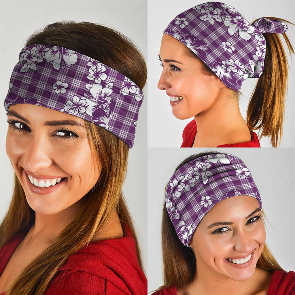 Hibiscus Pakala Sweetie Purple Neck Gaiter Tropical Floral Stylized LT01 - Polynesian Pride