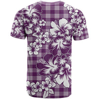 Hibiscus Pakala Sweetie Purple T Shirt Tropical Floral Stylized - Polynesian Pride