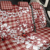 Hibiscus Pakala Fantasy Red Back Car Seat Cover Tropical Floral Stylized - Polynesian Pride