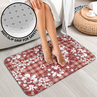 Hibiscus Pakala Fantasy Red Bathroom Set Tropical Floral Stylized - Polynesian Pride