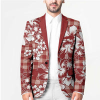 Hibiscus Pakala Fantasy Red Blazer Tropical Floral Stylized LT01 - Polynesian Pride