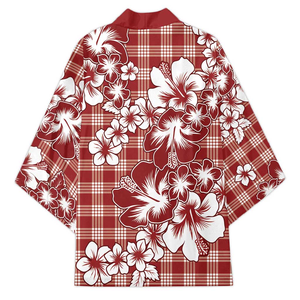 Hibiscus Pakala Fantasy Red Kimono Tropical Floral Stylized LT01 - Polynesian Pride