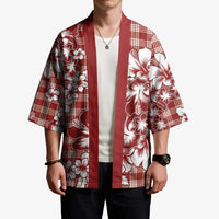 Hibiscus Pakala Fantasy Red Kimono Tropical Floral Stylized LT01 - Polynesian Pride