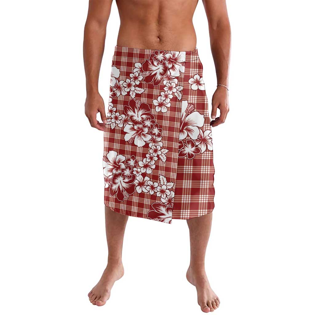 Hibiscus Pakala Fantasy Red Lavalava Tropical Floral Stylized - Polynesian Pride