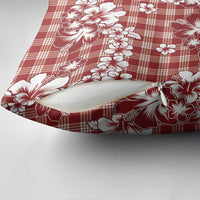 Hibiscus Pakala Fantasy Red Pillow Cover Tropical Floral Stylized LT01 - Polynesian Pride