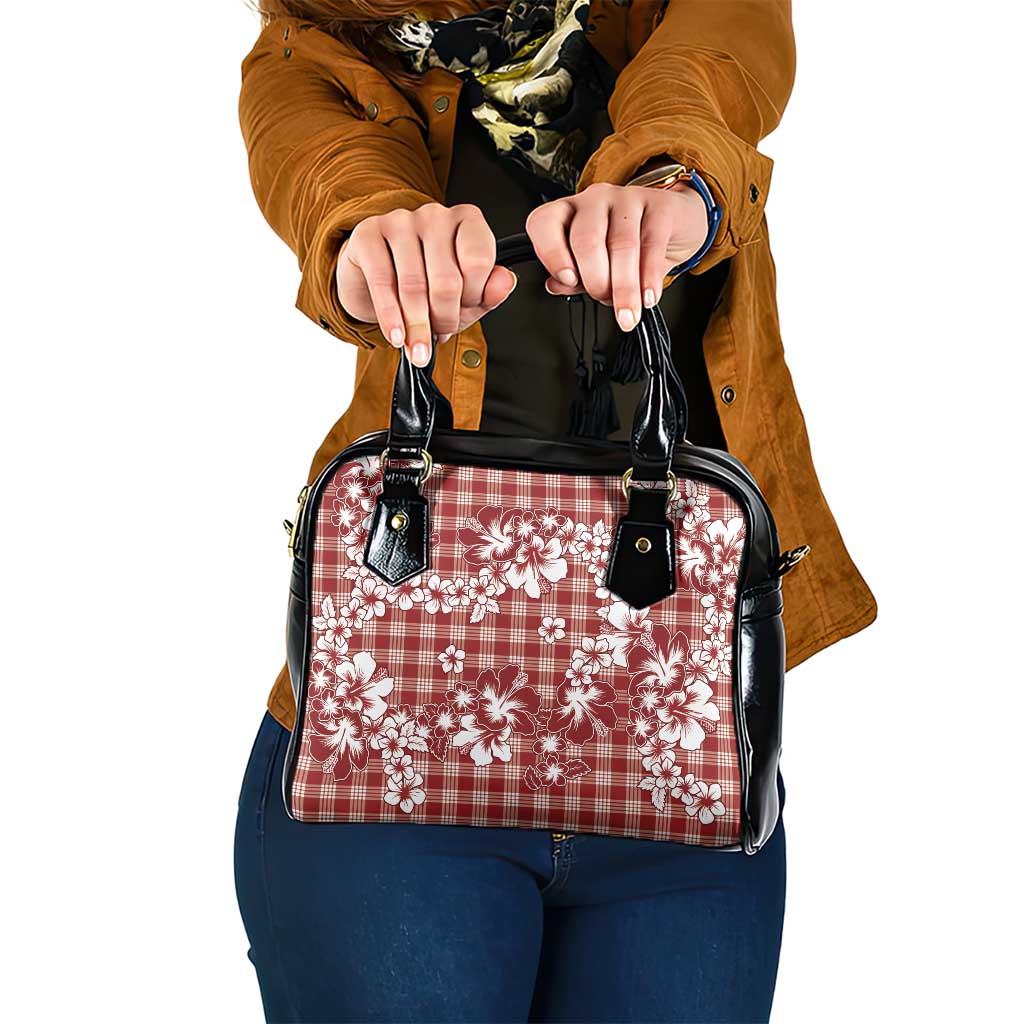 Hibiscus Pakala Fantasy Red Shoulder Handbag Tropical Floral Stylized LT01 One Size Red - Polynesian Pride