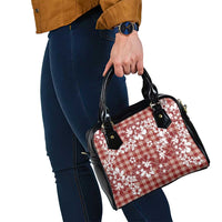 Hibiscus Pakala Fantasy Red Shoulder Handbag Tropical Floral Stylized LT01 - Polynesian Pride