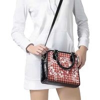 Hibiscus Pakala Fantasy Red Shoulder Handbag Tropical Floral Stylized LT01 - Polynesian Pride