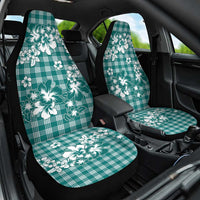 Hibiscus Pakala Aqua Teal Car Seat Cover Tropical Floral Stylized - Polynesian Pride
