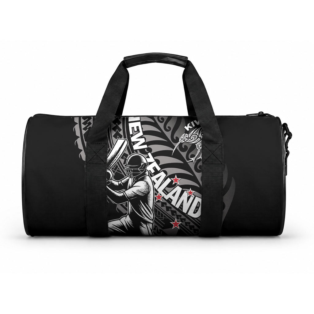New Zealand Cricket Duffle Bag Maori Kiwi Black Fern LT01 One size Black - Polynesian Pride