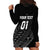 Custom New Zealand Cricket Hoodie Dress Maori Kiwi Black Fern