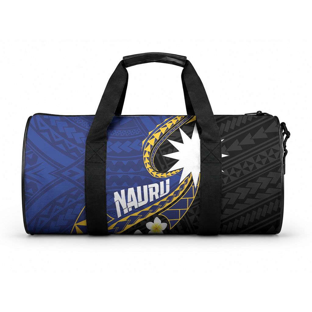 Nauru Duffle Bag Naoero Proud Plumeria LT01 One size Blue - Polynesian Pride