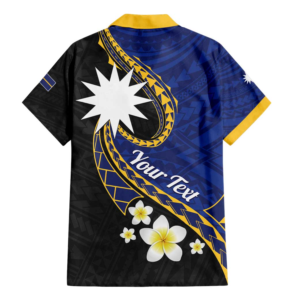 Personalised Nauru Family Matching Mermaid Dress and Hawaiian Shirt Naoero Proud Plumeria