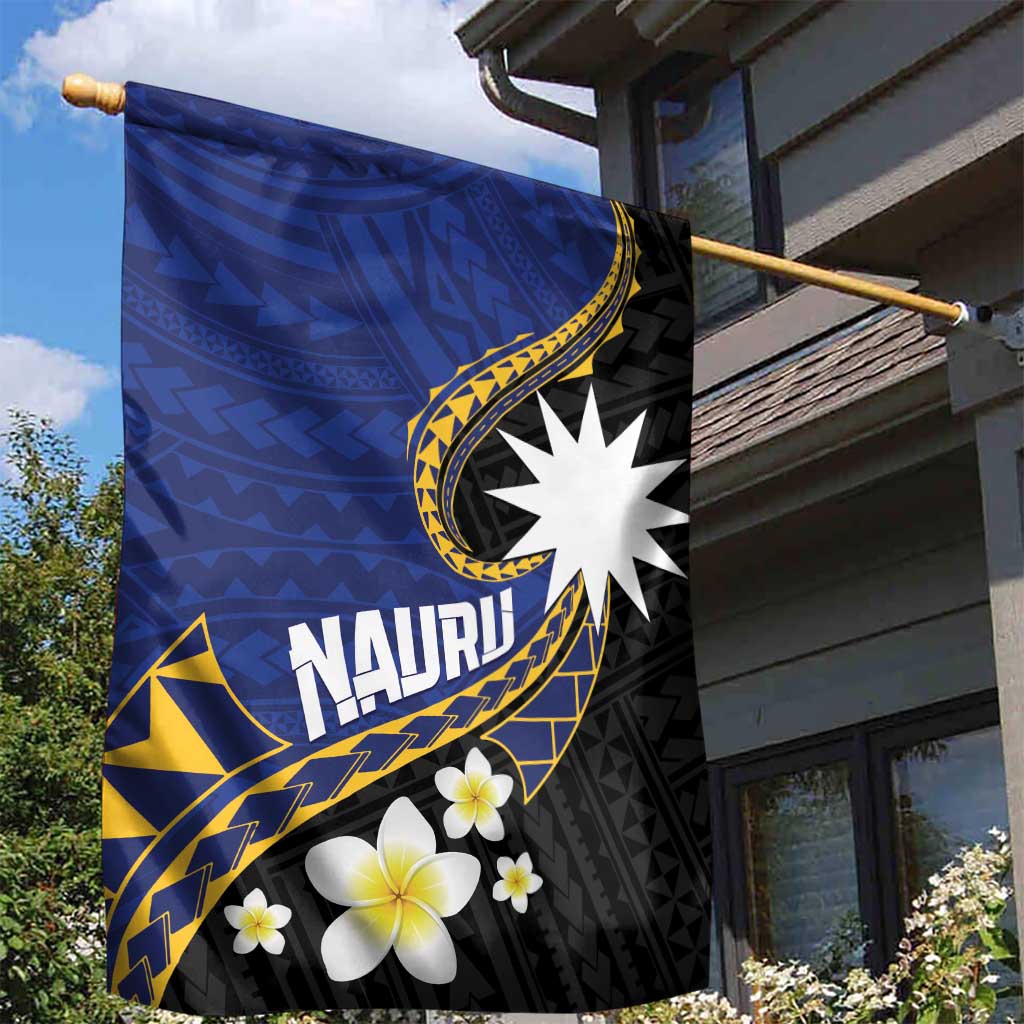 Nauru Garden Flag Naoero Proud Plumeria LT01 - Polynesian Pride