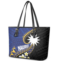 Nauru Leather Tote Bag Naoero Proud Plumeria