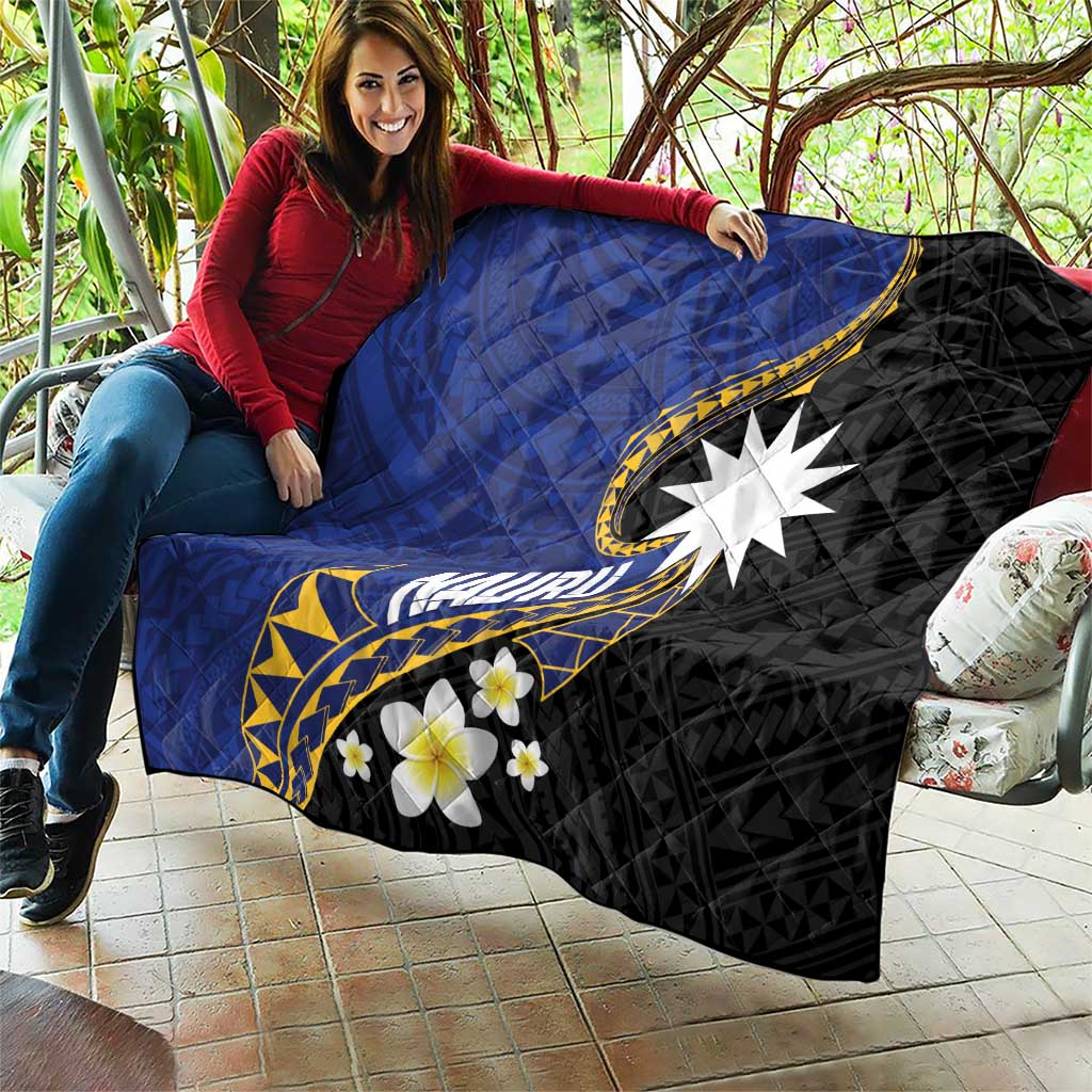 Nauru Quilt Naoero Proud Plumeria LT01 - Polynesian Pride