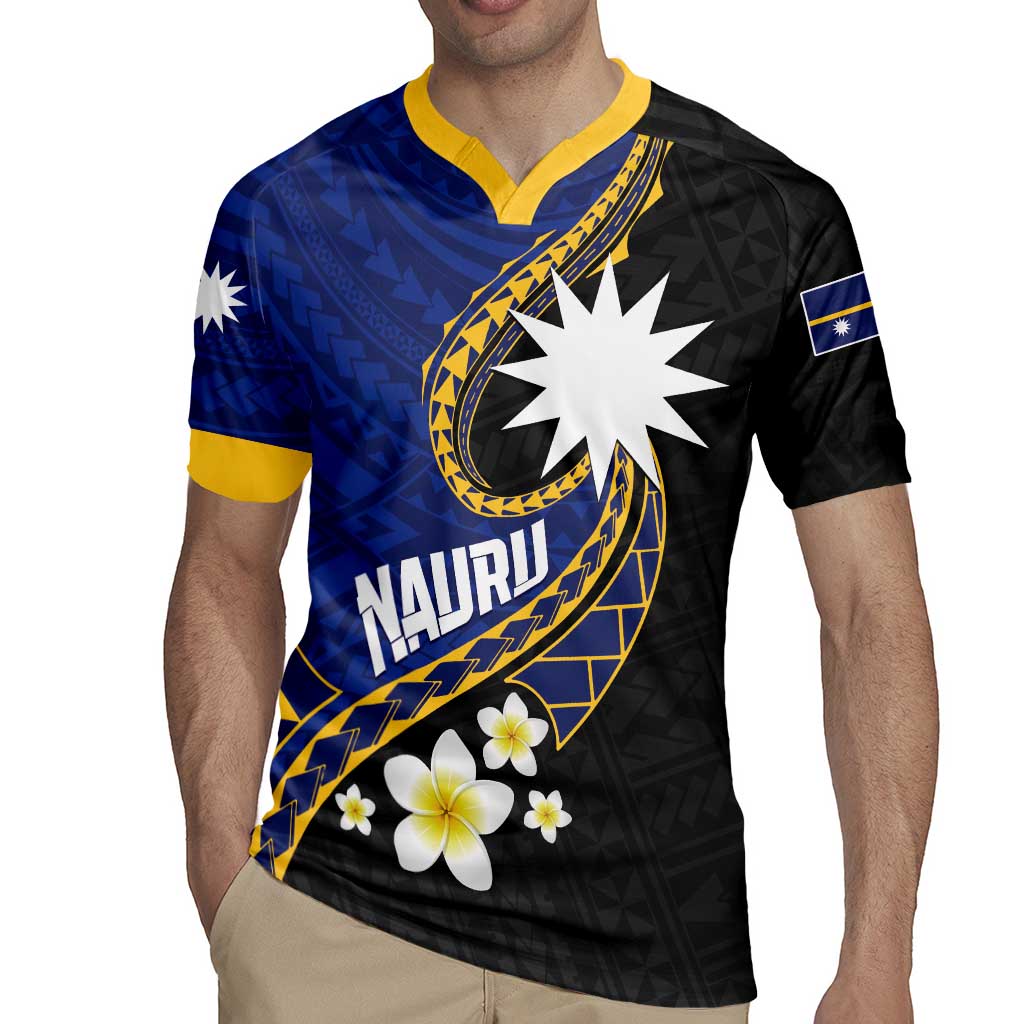 Personalised Nauru Rugby Jersey Naoero Proud Plumeria LT01 - Polynesian Pride