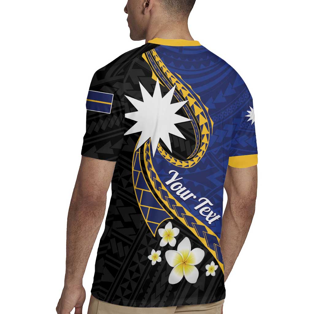 Personalised Nauru Rugby Jersey Naoero Proud Plumeria LT01 - Polynesian Pride