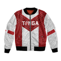 Tonga Rugby Custom Bomber Jacket Tonga Sea Eagles Go Champions LT01 Unisex Red - Polynesian Pride