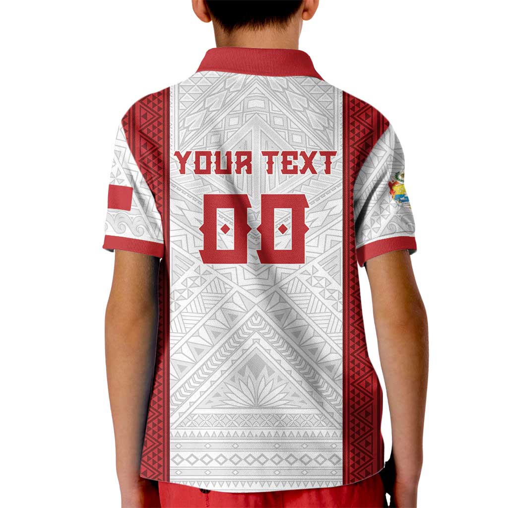 Tonga Rugby Custom Kid Polo Shirt Tonga Sea Eagles Go Champions LT01 - Polynesian Pride