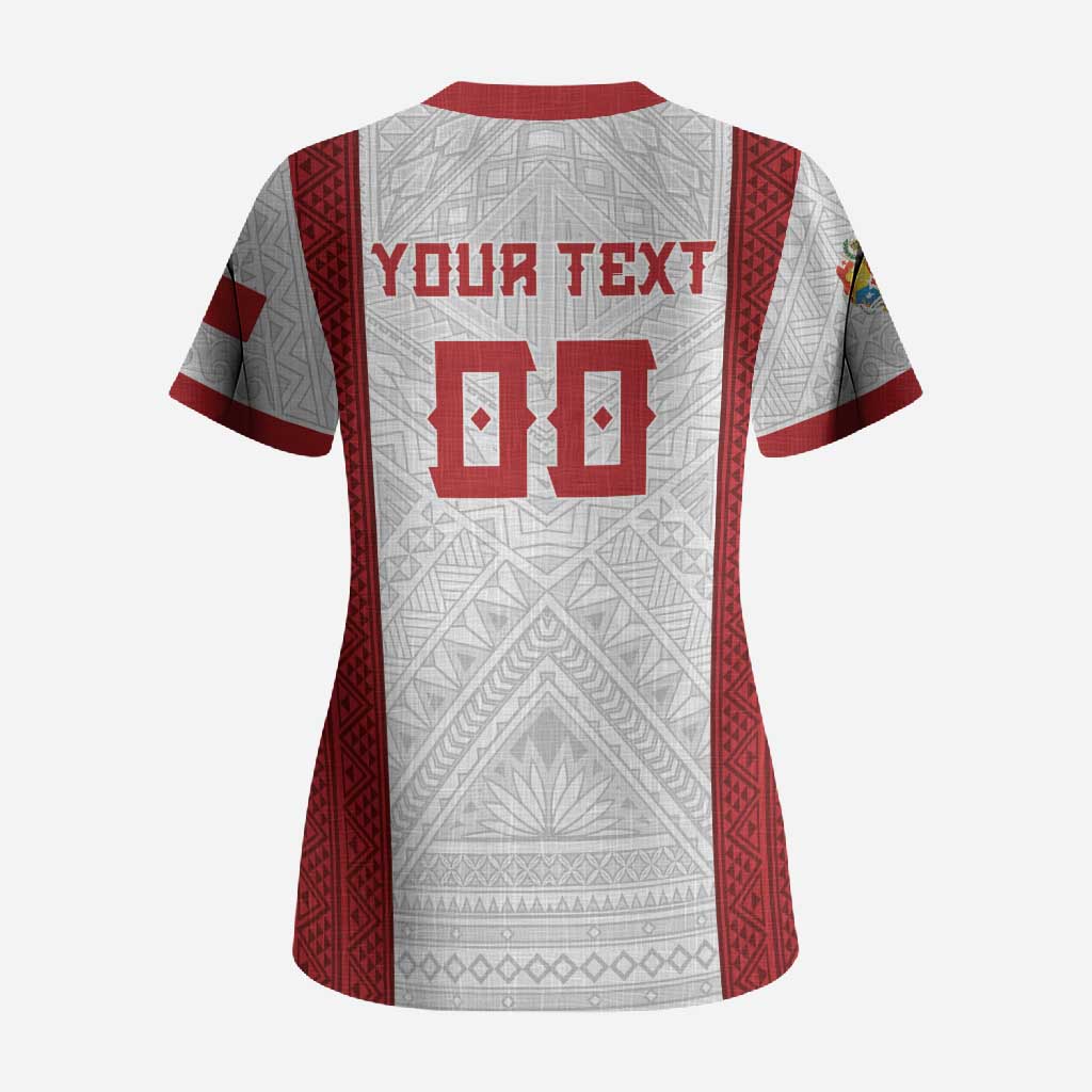 Tonga Rugby Custom Scrub Top Tonga Sea Eagles Go Champions LT01 - Polynesian Pride