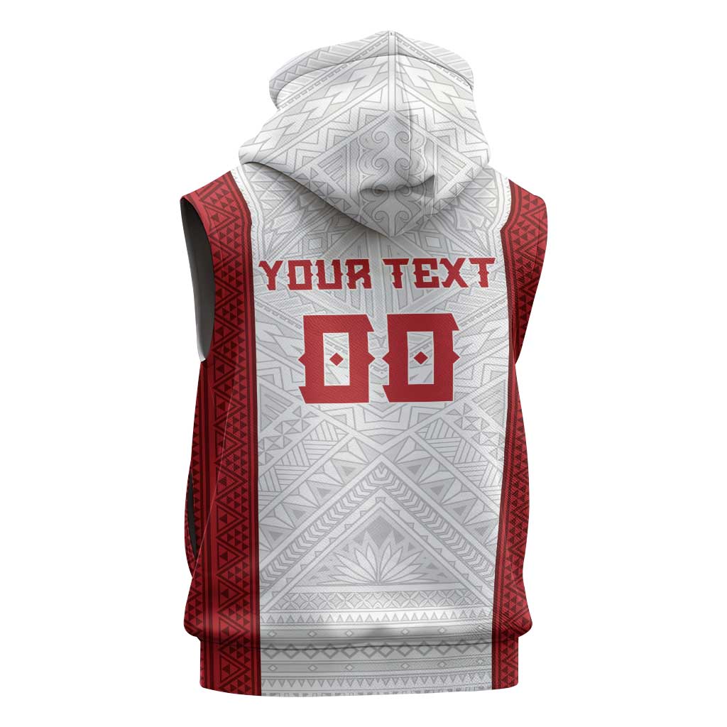 Tonga Rugby Custom Sleeveless Hoodie Tonga Sea Eagles Go Champions LT01 - Polynesian Pride