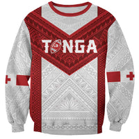 Tonga Rugby Custom Sweatshirt Tonga Sea Eagles Go Champions LT01 Unisex Red - Polynesian Pride
