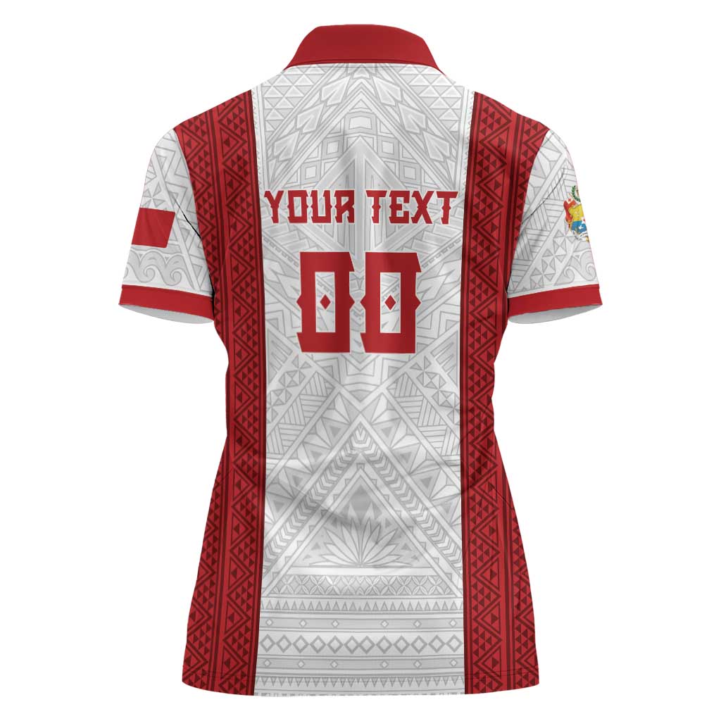 Tonga Rugby Custom Women Polo Shirt Tonga Sea Eagles Go Champions LT01 - Polynesian Pride