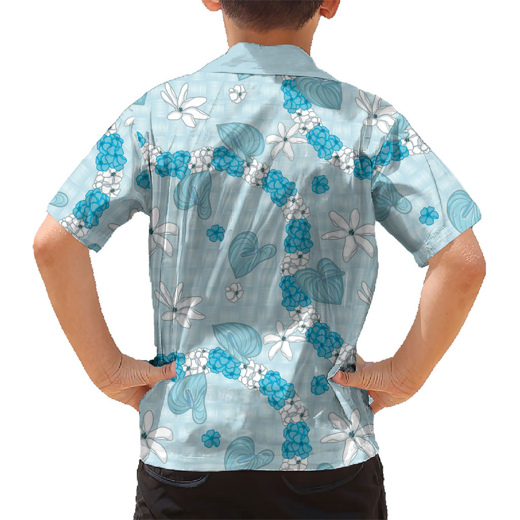 Hawaii Anthurium Tiare Pikake Lei Family Matching Summer Maxi Dress and Hawaiian Shirt UliUli Lauhala Art Pattern LT01 - Polynesian Pride