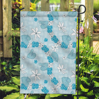 Hawaii Anthurium Tiare Pikake Lei Garden Flag UliUli Lauhala Art Pattern