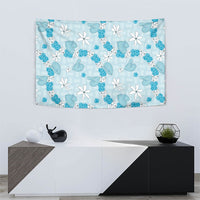 Hawaii Anthurium Tiare Pikake Lei Tapestry UliUli Lauhala Art Pattern LT01 - Polynesian Pride