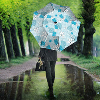 Hawaii Anthurium Tiare Pikake Lei Umbrella UliUli Lauhala Art Pattern
