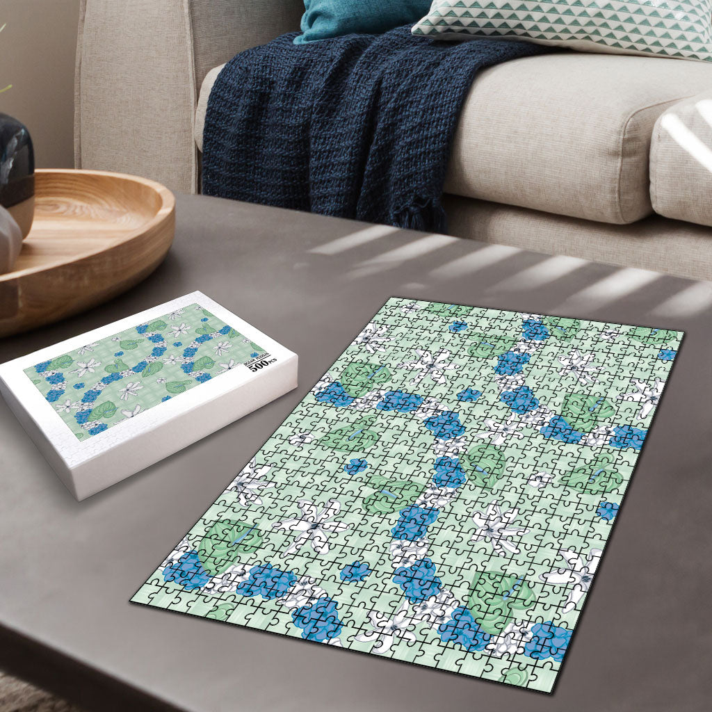 Hawaii Anthurium Tiare Pikake Lei Puzzle Omaomao Lauhala Art Pattern